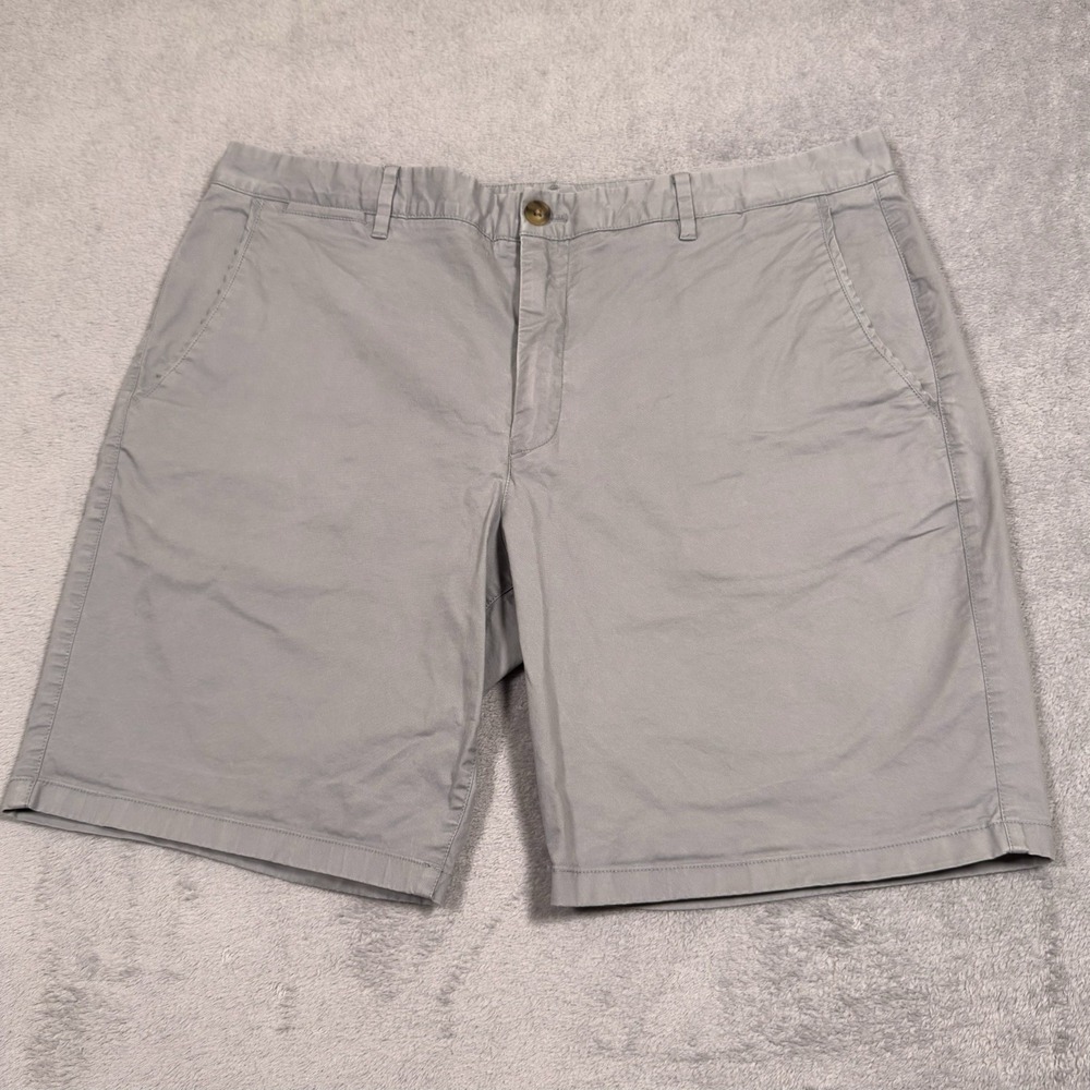 Bonobos Golf Shorts Mens 38 Gray Stretch Washed Chino Shorts Casual Everyday 9"